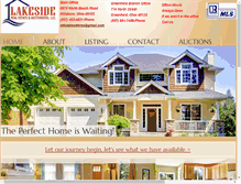 Tablet Screenshot of lakesiderea.com